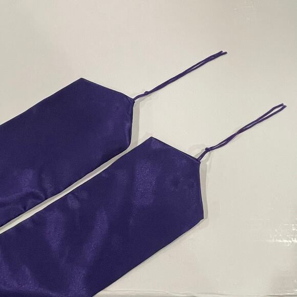 VTG Victoria's Secret Gold Label Robe M/L Floral Belted Green Pink Purple - Picture 5 of 16